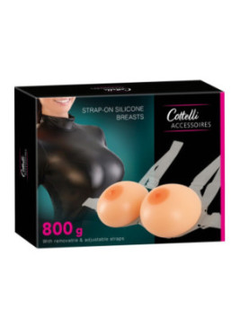 Strap-on Silicone Breasts